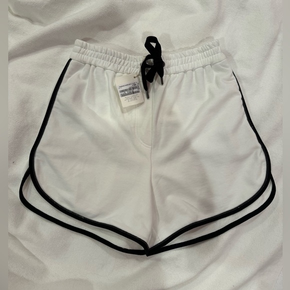 Brunello Cucinelli tennis bead embellished cotton jersey shorts size small - Picture 2 of 8